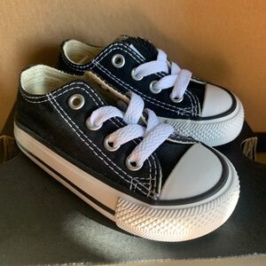 Converse Kids Black and White Sneakers